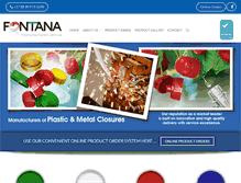 Tablet Screenshot of fontana.co.za